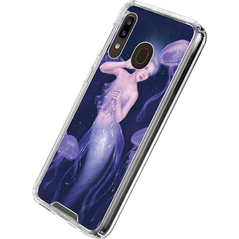 Rachel Anderson Mermaid and Jellyfish Galaxy A30 Clear Case