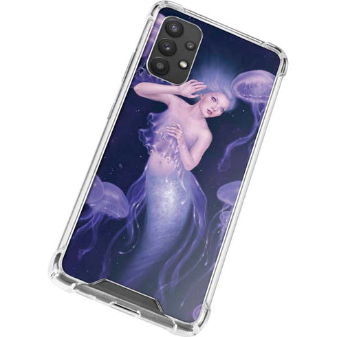 Rachel Anderson Mermaid and Jellyfish Galaxy A32 5G Clear Case