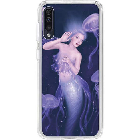 Rachel Anderson Mermaid and Jellyfish Galaxy A50 Clear Case