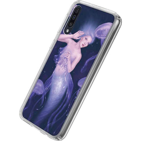 Rachel Anderson Mermaid and Jellyfish Galaxy A50 Clear Case