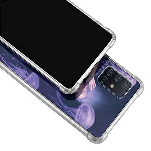 Rachel Anderson Mermaid and Jellyfish Galaxy A51 5G Clear Case