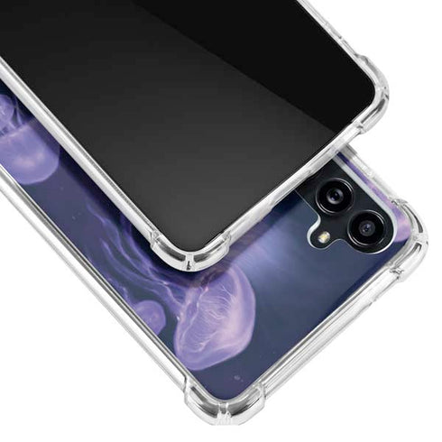 Mermaid and Jellyfish by Rachel Anderson Galaxy A54 5G Clear Case
