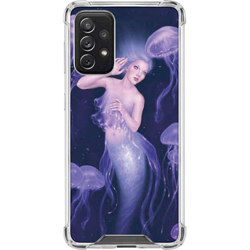Rachel Anderson Mermaid and Jellyfish Galaxy A72 5G Clear Case