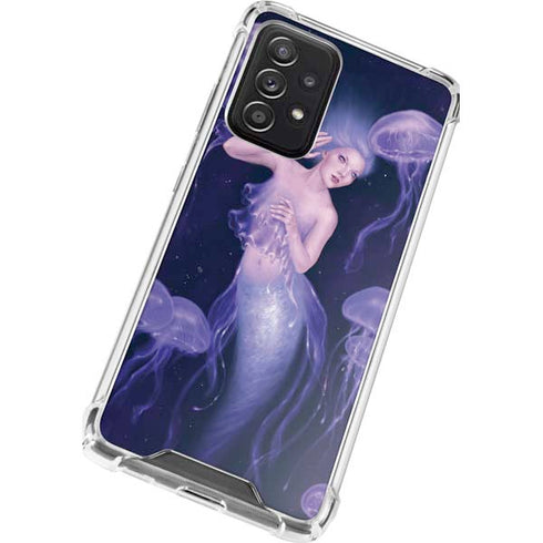 Rachel Anderson Mermaid and Jellyfish Galaxy A72 5G Clear Case