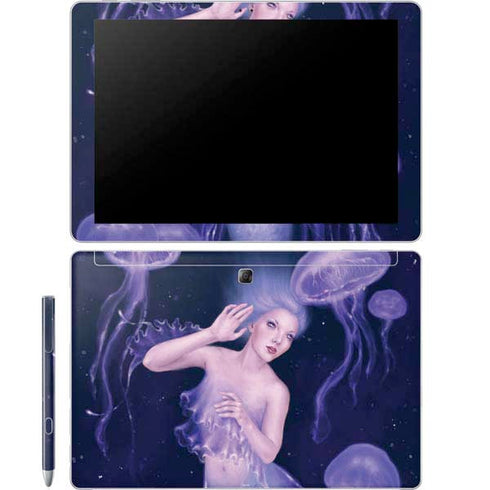 Rachel Anderson Mermaid and Jellyfish Galaxy Book 12in Skin