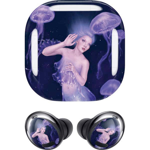 Rachel Anderson Mermaid and Jellyfish Galaxy Buds Pro Skin