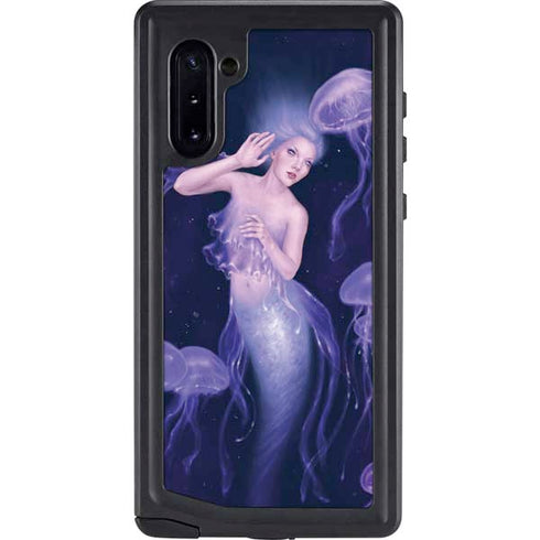 Rachel Anderson Mermaid and Jellyfish Galaxy Note 10 Waterproof Case