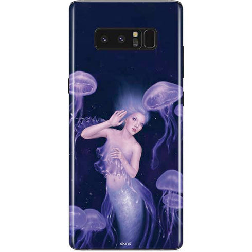 Rachel Anderson Mermaid and Jellyfish Galaxy Note 8 Skin
