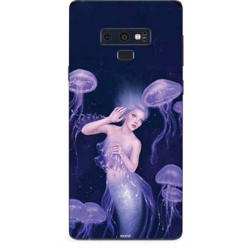 Rachel Anderson Mermaid and Jellyfish Galaxy Note 9 Skin