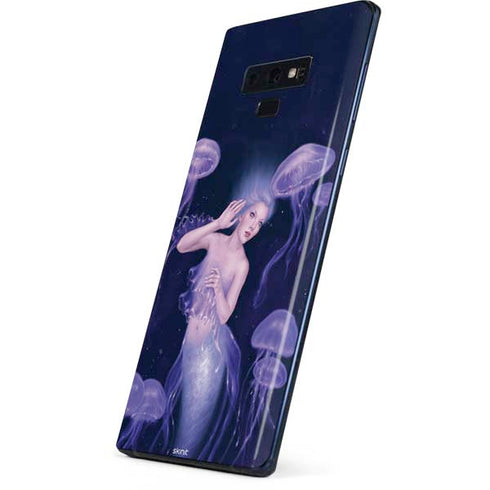 Rachel Anderson Mermaid and Jellyfish Galaxy Note 9 Skin