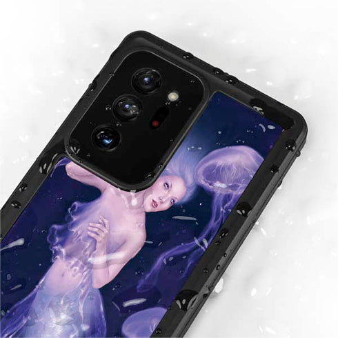 Rachel Anderson Mermaid and Jellyfish Galaxy Note20 Ultra 5G Waterproof Case