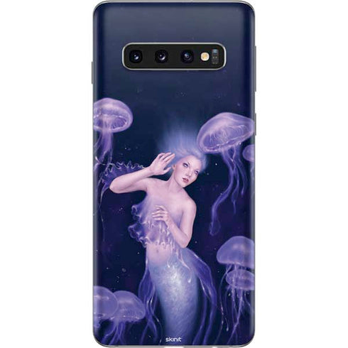 Rachel Anderson Mermaid and Jellyfish Galaxy S10 Skin