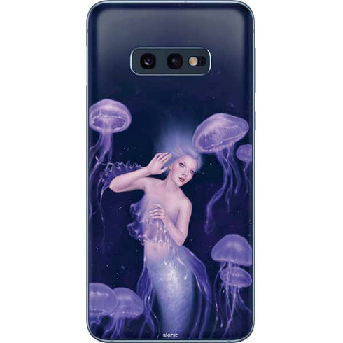 Rachel Anderson Mermaid and Jellyfish Galaxy S10e Skin