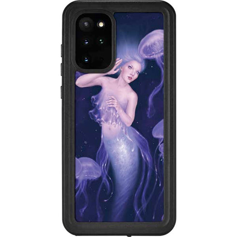 Rachel Anderson Mermaid and Jellyfish Galaxy S20 Plus Waterproof Case