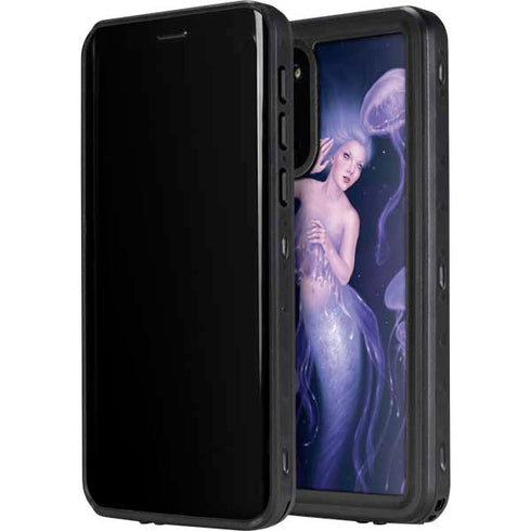 Rachel Anderson Mermaid and Jellyfish Galaxy S20 Plus Waterproof Case