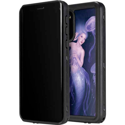 Rachel Anderson Mermaid and Jellyfish Galaxy S20 Waterproof Case