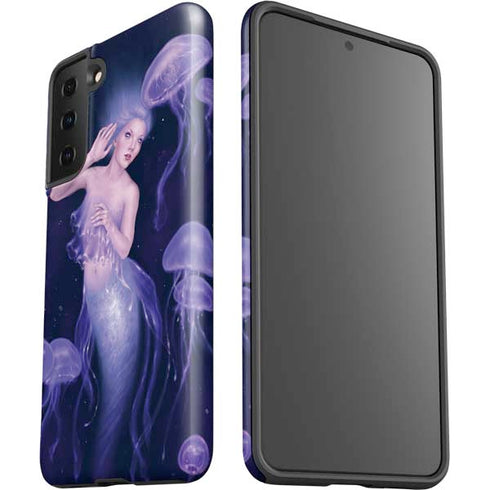 Rachel Anderson Mermaid and Jellyfish Galaxy S21 FE Pro Case