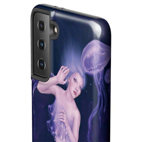 Rachel Anderson Mermaid and Jellyfish Galaxy S21 Plus 5G Pro Case
