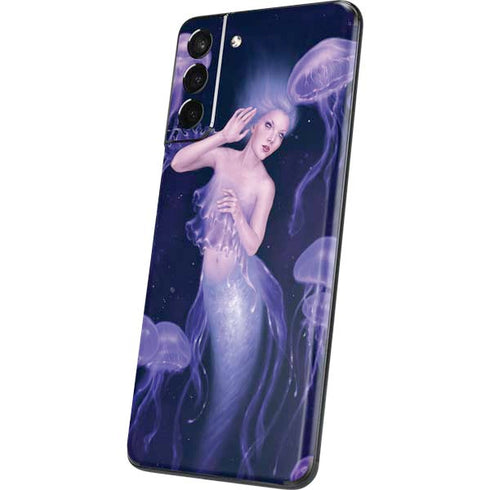 Rachel Anderson Mermaid and Jellyfish Galaxy S21 Plus 5G Skin