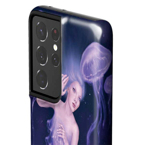 Rachel Anderson Mermaid and Jellyfish Galaxy S21 Ultra 5G Pro Case