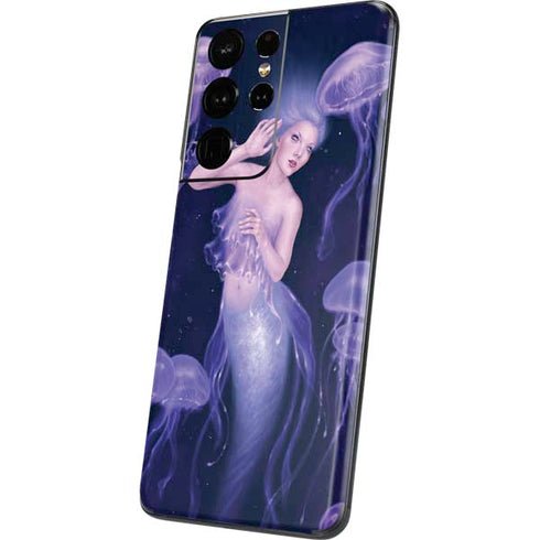 Rachel Anderson Mermaid and Jellyfish Galaxy S21 Ultra 5G Skin