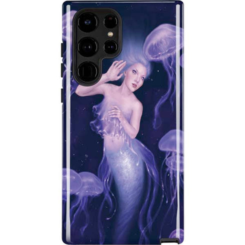 Rachel Anderson Mermaid and Jellyfish Galaxy S22 Ultra Pro Case