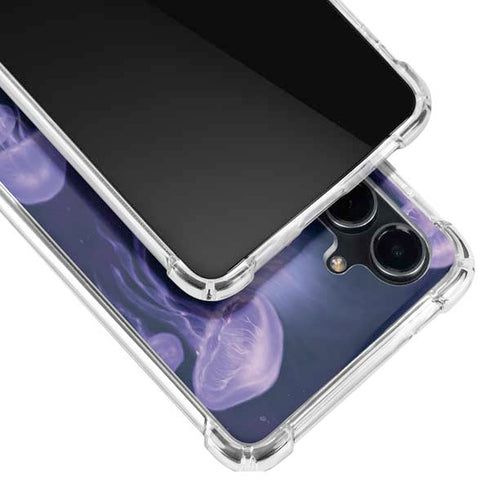 Mermaid and Jellyfish by Rachel Anderson Galaxy S23 FE Clear Case