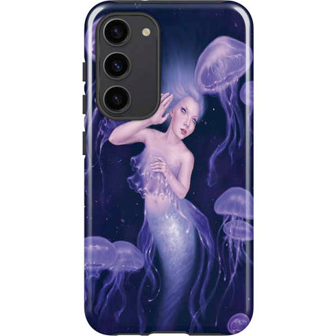 Rachel Anderson Mermaid and Jellyfish Galaxy S23 Plus Pro Case