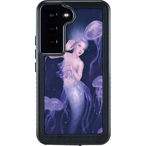Rachel Anderson Mermaid and Jellyfish Galaxy S23 Waterproof Case