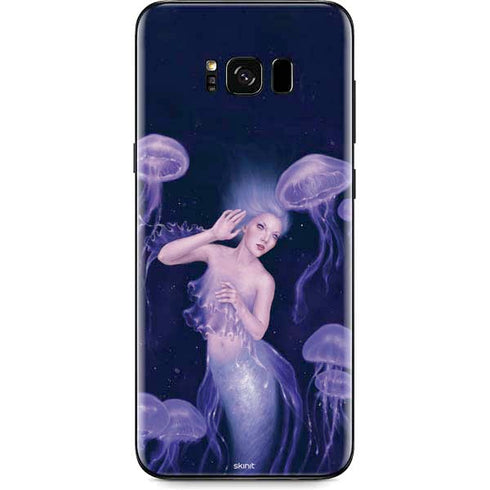 Rachel Anderson Mermaid and Jellyfish Galaxy S8 Plus Skin