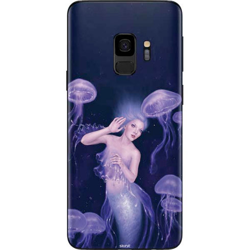 Rachel Anderson Mermaid and Jellyfish Galaxy S9 Skin