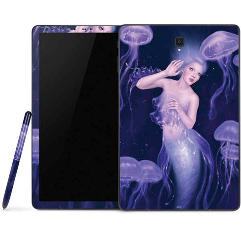 Rachel Anderson Mermaid and Jellyfish Samsung Galaxy Tab Skin