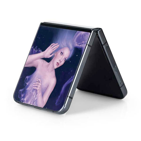 Mermaid and Jellyfish by Rachel Anderson Galaxy Z Flip5 5G Skin