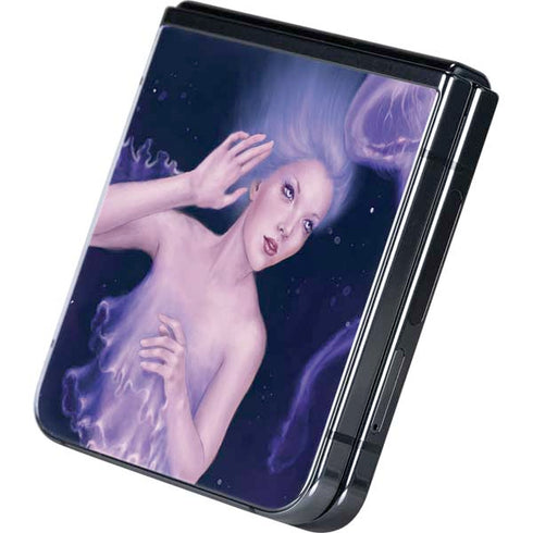 Mermaid and Jellyfish by Rachel Anderson Galaxy Z Flip5 5G Skin