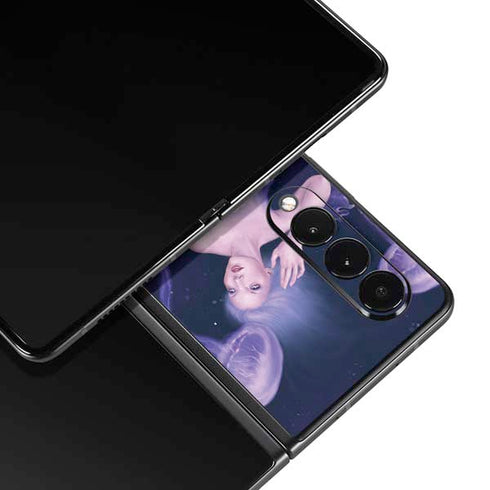 Rachel Anderson Mermaid and Jellyfish Galaxy Z Fold3 5G Skin
