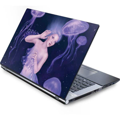 Rachel Anderson Mermaid and Jellyfish Generic Laptop Skin