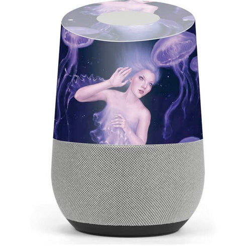 Rachel Anderson Mermaid and Jellyfish Google Home Skin