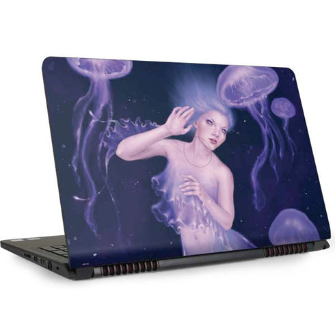 Rachel Anderson Mermaid and Jellyfish Dell Inspiron Skin