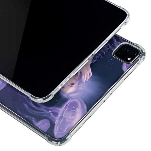 Rachel Anderson Mermaid and Jellyfish iPad Pro 12.9in (2020) Clear Case
