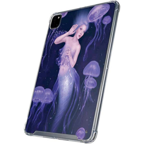 Rachel Anderson Mermaid and Jellyfish iPad Pro 12.9in (2020) Clear Case