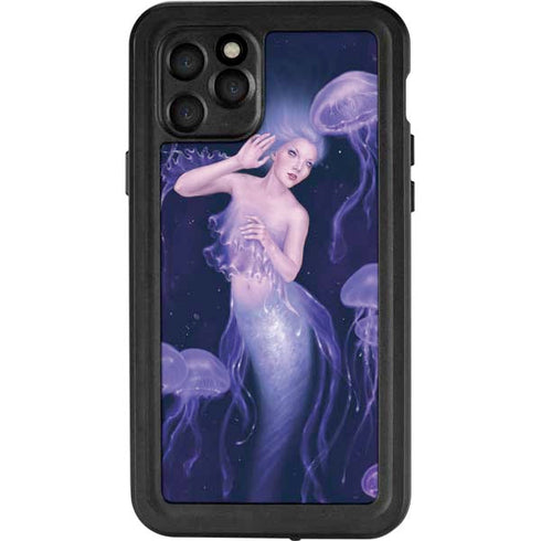 Rachel Anderson Mermaid and Jellyfish iPhone 11 Pro Waterproof Case
