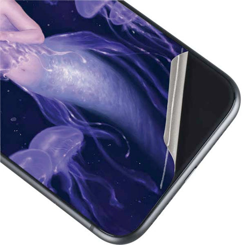 Rachel Anderson Mermaid and Jellyfish iPhone 11 Skin