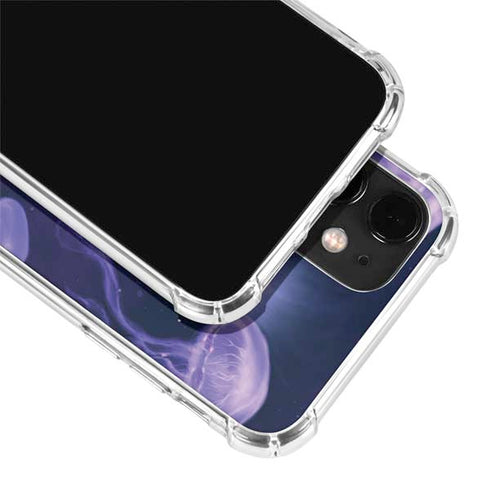 Rachel Anderson Mermaid and Jellyfish iPhone 12 Clear Case