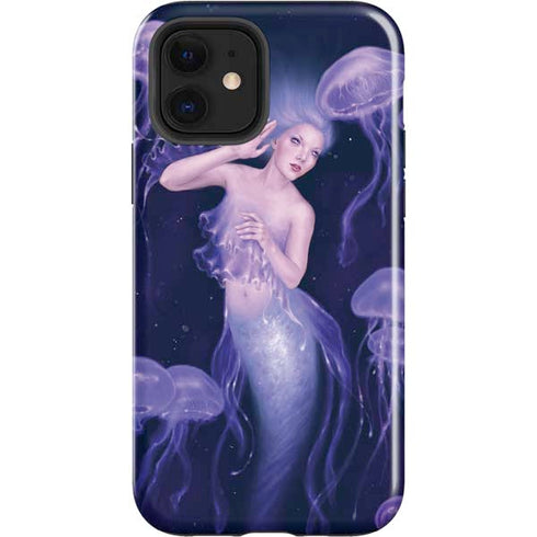 Rachel Anderson Mermaid and Jellyfish iPhone 12 Impact Case