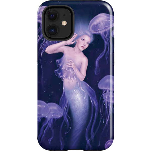 Rachel Anderson Mermaid and Jellyfish iPhone 12 Mini Impact Case