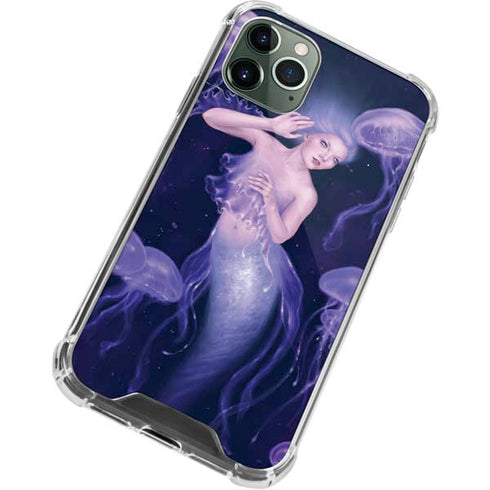 Rachel Anderson Mermaid and Jellyfish iPhone 12 Pro Clear Case