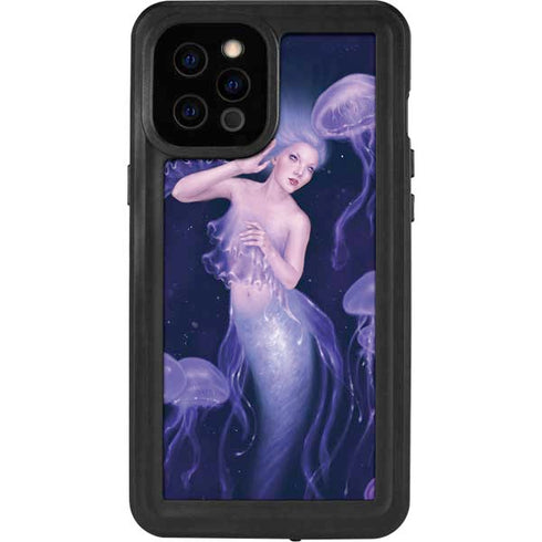 Rachel Anderson Mermaid and Jellyfish iPhone 12 Pro Max Waterproof Case