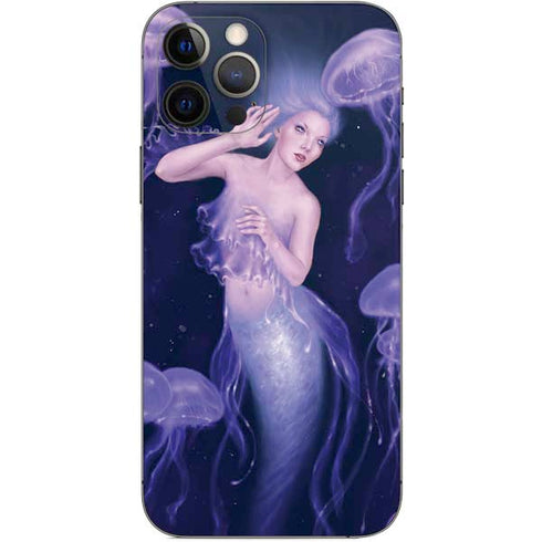 Rachel Anderson Mermaid and Jellyfish iPhone 12 Pro Skin