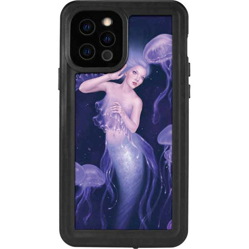 Rachel Anderson Mermaid and Jellyfish iPhone 12 Pro Waterproof Case