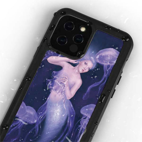 Rachel Anderson Mermaid and Jellyfish iPhone 12 Pro Waterproof Case